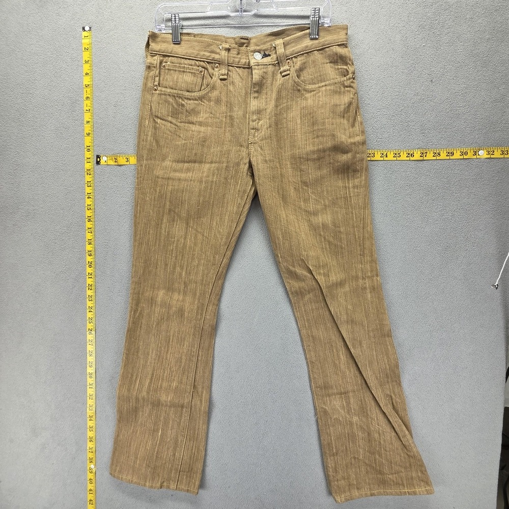 Sugar Cane Jeans Mens Brown 382 Japan Zip Fly 5 Pocket Denim Fits 30x30